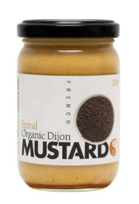 Spiral Foods Organic Dijon Mustard Gluten Free 200g Front