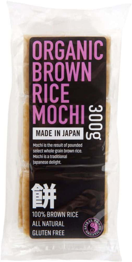 Spiral Foods Organic Genmai Mochi Gluten Free 300g Front