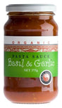 Spiral Organic Basil & Garlic Sauce Gluten Free 375g Front