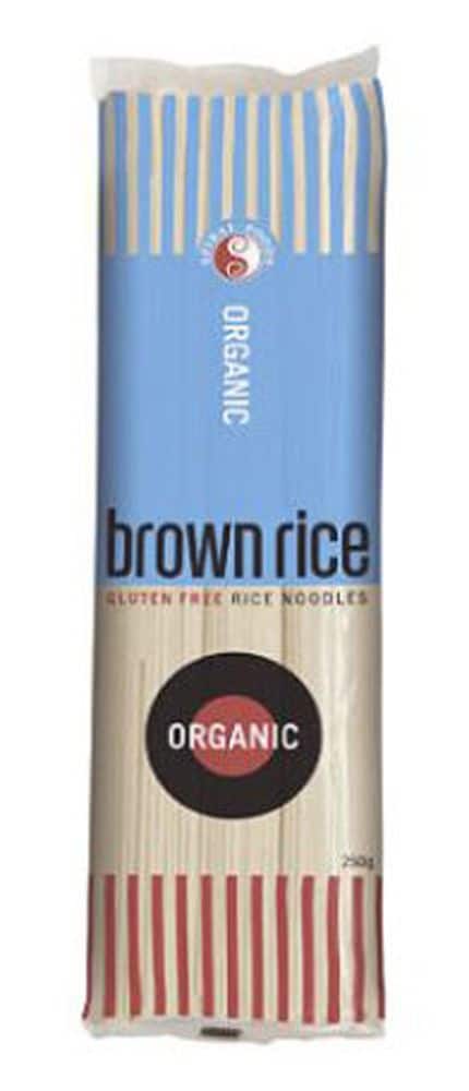 Spiral Organic Brown Rice Noodles Gluten Free 225g Front