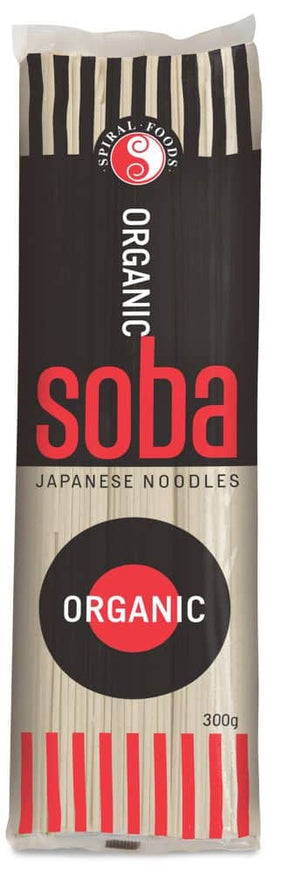 Spiral Organic Soba Noodles 300g Front