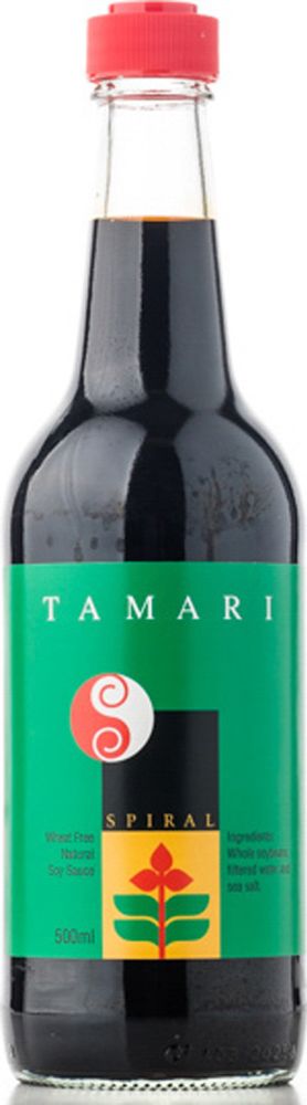 Spiral Genuine Tamari Sauce Gluten Free 500ml Front
