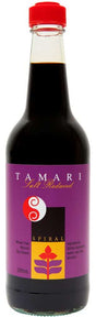 Spiral Salt Reduced Tamari Sauce Gluten Free 500ml Front