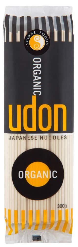 Spiral Organic Udon Noodles 300g Front