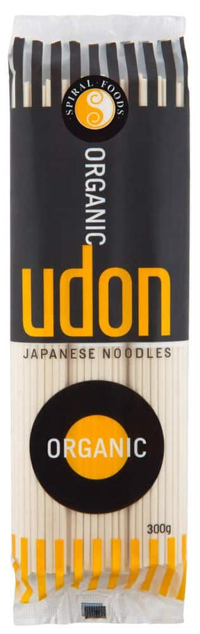 Spiral Organic Udon Noodles 300g Front