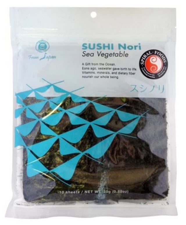 Spiral Yaki Nori Toasted Gluten Free 25g Front