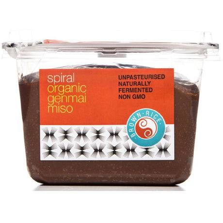 Spiral Foods Organic Genmai Brown Rice Miso Paste 400g Side