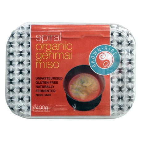 Spiral Foods Organic Genmai Brown Rice Miso Paste 400g Up