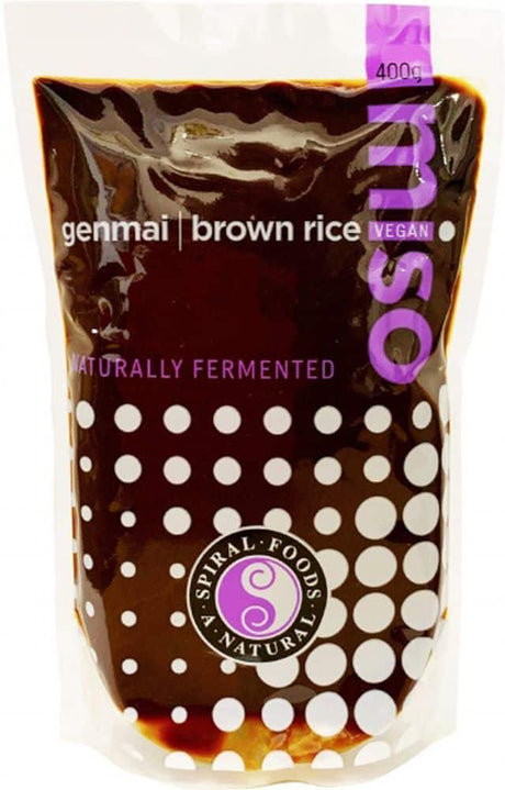 Spiral Genmai Miso Gluten Free 400g Front