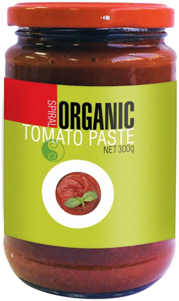 Spiral Organic Tomato Paste Gluten Free 300g Front