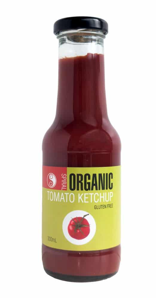 Spiral Organic Tomato Ketchup Gluten Free 300ml Front