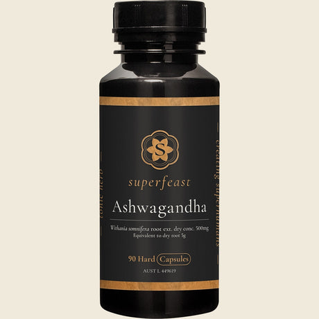 Superfeast Ashwagandha 90 Caps Front