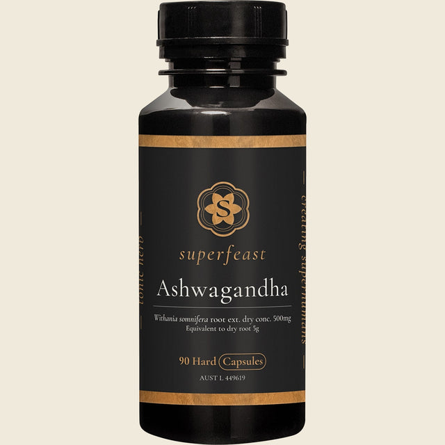 Superfeast Ashwagandha 90 Caps Front