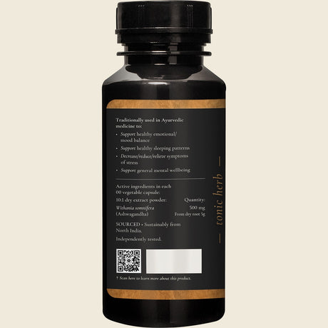 Superfeast Ashwagandha 90 Caps Left Side