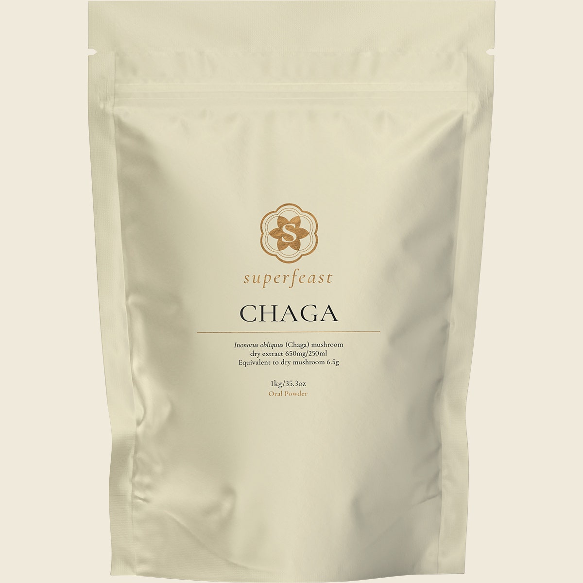Superfeast Chaga 1kg Front