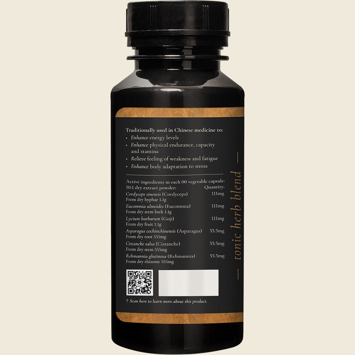 Superfeast Jing Stress & Fatigue Tonic 90 Caps Left Side