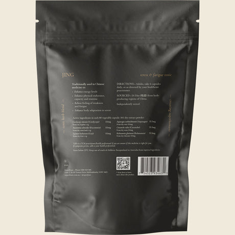 Superfeast Jing Stress & Fatigue Tonic 240 Caps Back