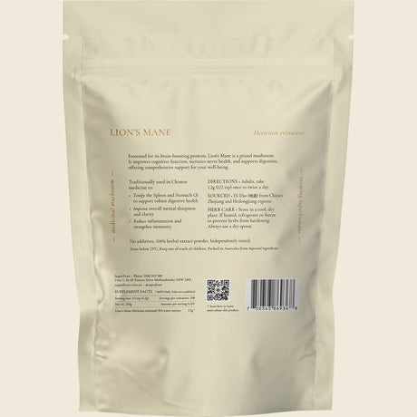 Superfeast Lion's Mane 250g Back