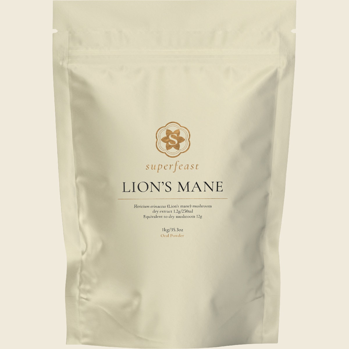 Superfeast Lion's Mane 1kg Front