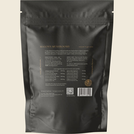 Superfeast Mason's Mushrooms Immune & Gut Tonic 1kg Back
