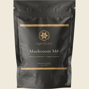 Superfeast Mushroom M8 Capsules 240 Caps Front