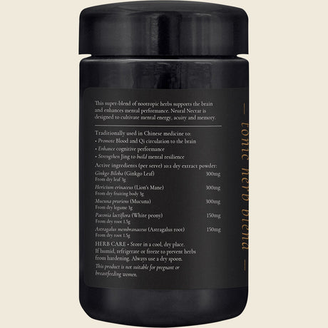 Superfeast Neural Nectar Nootropic Brain Tonic 100g Left Side