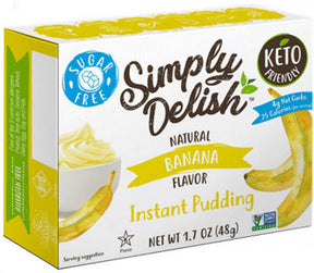 Simply Delish Banana Pudding Gluten Free 48g Front