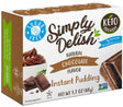Simply Delish Chocolate Natural Pudding & Pie Filling Gluten Free 48g Front
