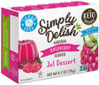 Simply Delish Raspberry Jel Dessert Gluten Free 20g Front