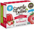 Simply Delish Strawberry Jel Dessert Gluten Free 20g Front