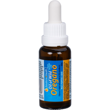 Solutions 4 Health Certified Organic Oil of Wild Oregano 25ml front view