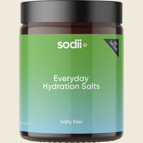 Sodii Everyday Hydration Salts Salty Kiwi 185g Front