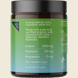 Sodii Everyday Hydration Salts Salty Kiwi 185g Right Side