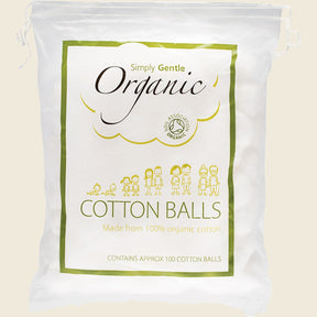 Simply Gentle Organic Cotton Balls 100 pack