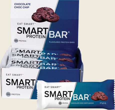 Smart Protein Bar Chocolate Choc Chip Flavour Protein 60g  Pack of 12 Combo