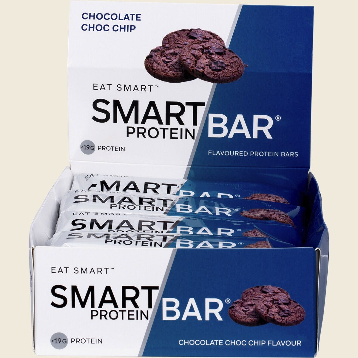 Smart Protein Bar Chocolate Choc Chip Flavour Protein 60g  Pack of 12 Display