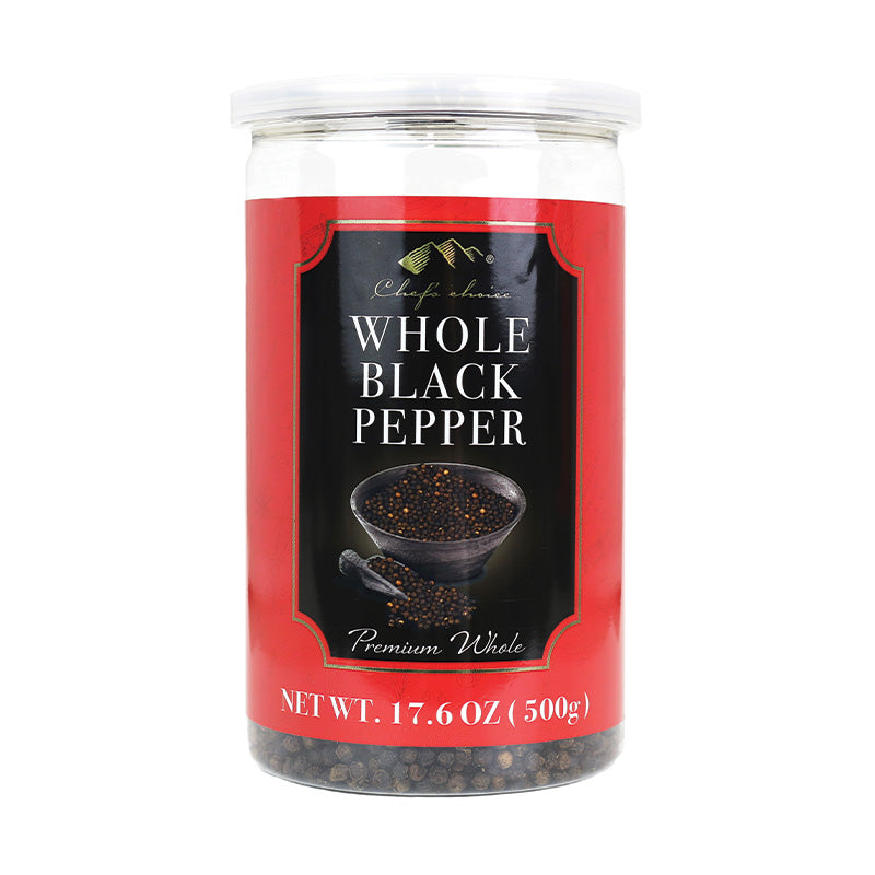 Chef's Choice All Natural Whole Black Pepper 500g