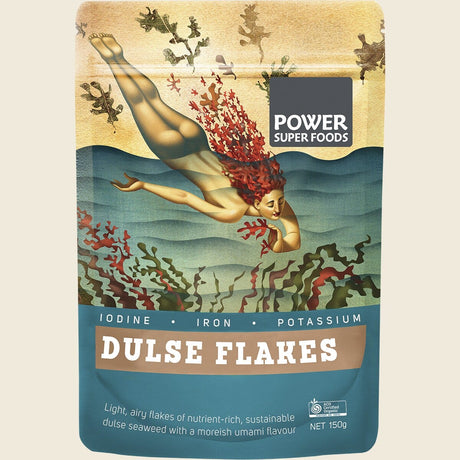 Power Super Foods Certified Organic Dulse Flakes 150g front