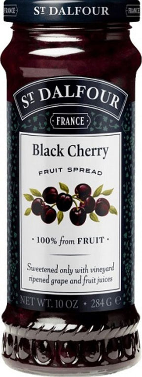 St Dalfour Black Cherry Fruit Spread 284g Front