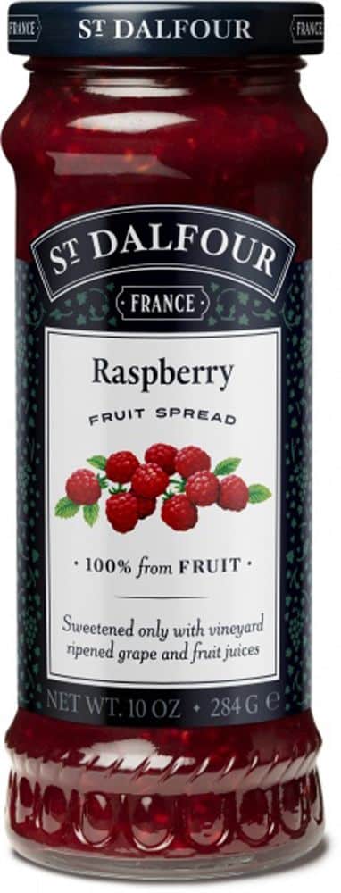 St Dalfour Raspberry Fruit Spread 284g Front