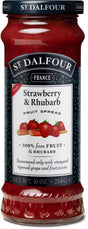 St Dalfour Strawberry & Rhubarb Fruit Spread 284g Front