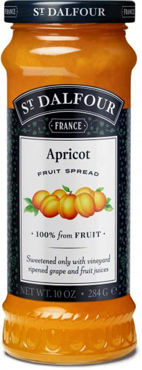 St Dalfour Thick Apricot Fruit Spread 284g Front
