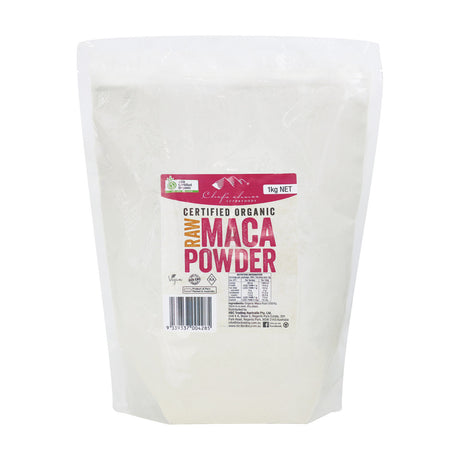 Chef's Choice Certified Organic Raw Maca Powder 1kg front