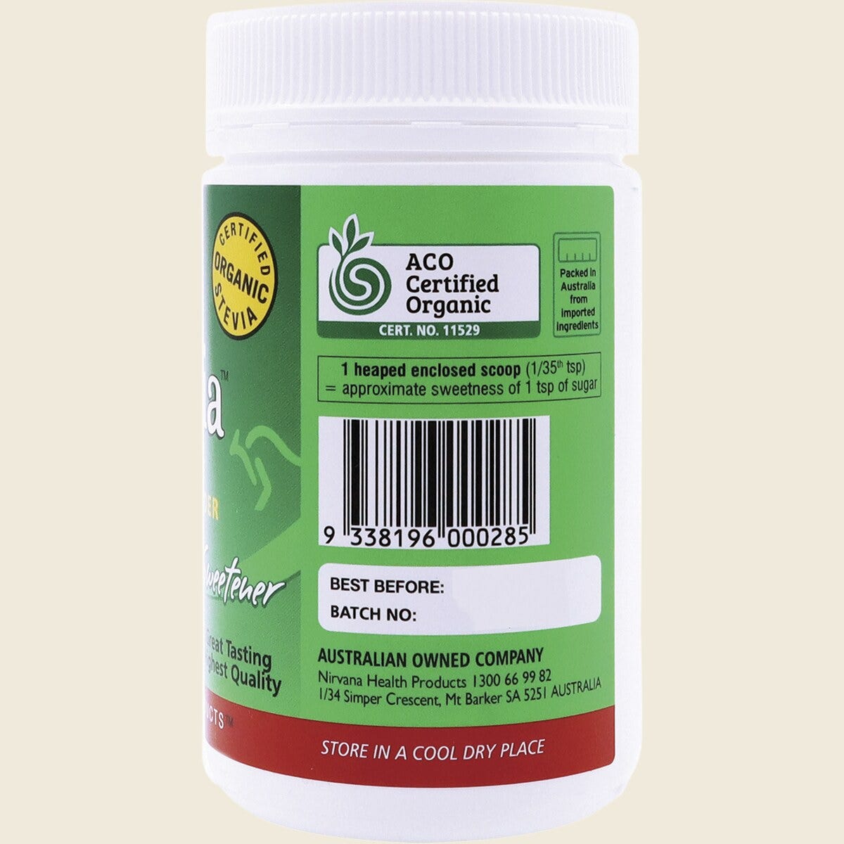 Nirvana Organic Stevia Powder 100g