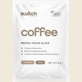Switch Nutrition Coffee Mental Focus Elixir 6g x 25-pack Cafe Mocha – product view