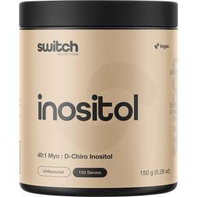 Switch Nutrition Inositol 40:1 Myo : D-Chiro Inositol 150g – front packaging