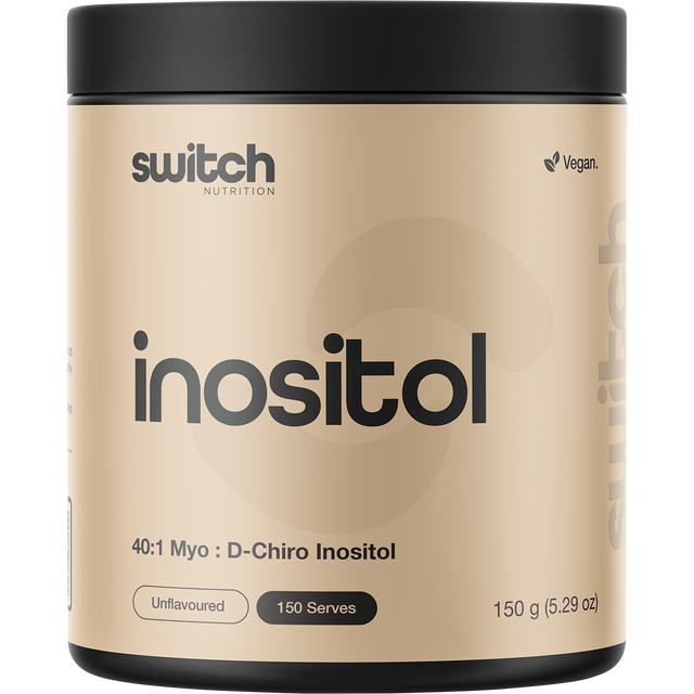 Switch Nutrition Inositol 40:1 Myo : D-Chiro Inositol 150g – front packaging