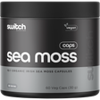 Switch Nutrition Organic Sea Moss 10:1 Irish Sea Moss Capsules 60 Caps – front packaging