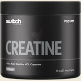 Switch Nutrition Creatine 100% Pure Hcl 90 Caps Front