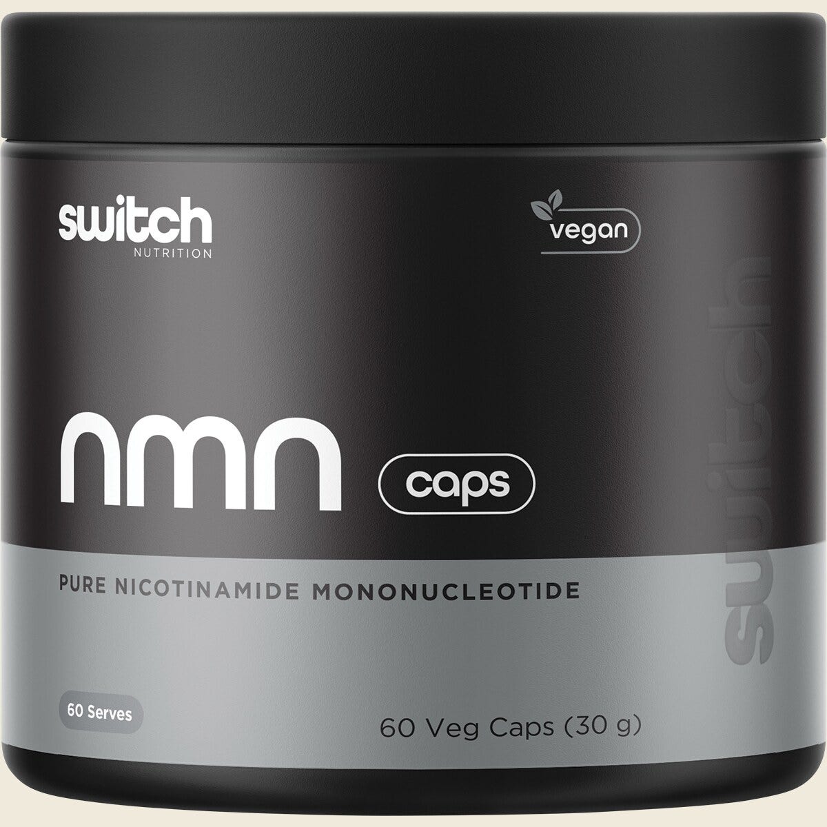 Switch Nutrition Nmn Pure Nicotinamide Mononucleotide 60 Caps Front